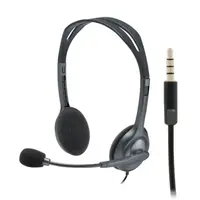 Auricular Con Microfono Logitech H111 Negro Ficha 4 Polos Auricular Con Microfono Logitech H111 Negro Ficha 4 Polos