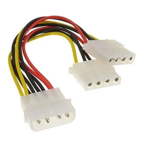 CABLE POWER MOLEX MACHO A 2 MOLEX HEMBRA 10A MAX
