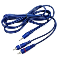 Cable Miniplug 3,5 Estereo Macho-Rca Macho Doble 0,9 Mts Lujo Cable Miniplug 3,5 Estereo Macho-Rca Macho Doble 0,9 Mts Lujo