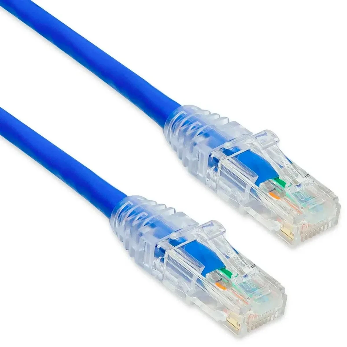 Vista lateral de Cable De Red Patchcord Rj45 5 Mts Cat 5E Andespc