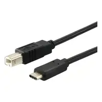 Cable Usb 2.0 USB-C / USB-B Macho-Macho 1,5 Mts Estandar Negro Cable Usb 2.0 USB-C / USB-B Macho-Macho 1,5 Mts Estandar Negro