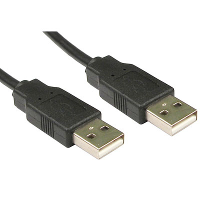 CABLE USB 2.0 A/A MACHO-MACHO 1,8 MTS NEGRO CABLE USB 2.0 A/A MACHO-MACHO 1,8 MTS NEGRO