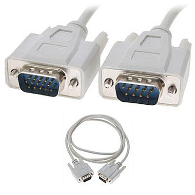 CABLE VGA MACHO-MACHO 1,8 MTS (HD15-HD9)(DB15-DB9)