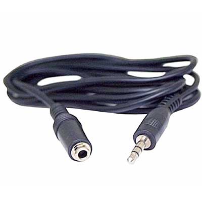 CABLE MINIPLUG 3,5 ESTEREO HEMBRA-MINIPLUG 2,5 MACHO 1,8 MTS ESTANDAR