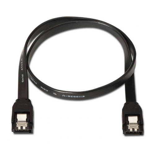 CABLE SATA III DATOS 50cm CON TRABAS