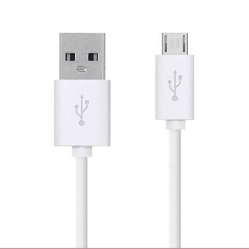 CABLE USB 2.0 A MACHO / MICRO-USB MACHO 1 MTS CARGA RAPIDA BLANCO