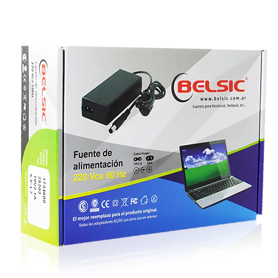 Miniatura 3 de Cargadores Notebooks marca Belsic modelo 24278