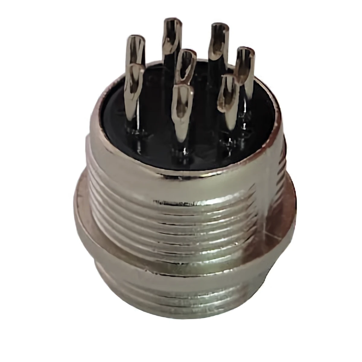 Detalles accesorios de Ficha Conector Gx16 8 Pines Macho Aviacion A Chasis
