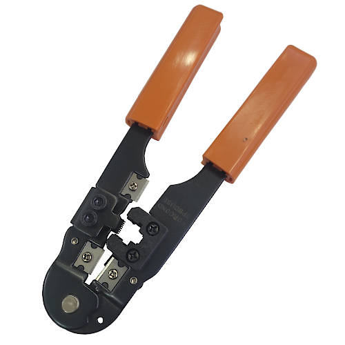 PINZA CRIMPEADORA PARA RJ45 METALICA 8 CONTACTOS