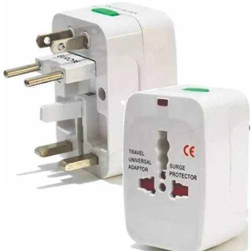 ADAPTADOR ENCHUFE UNIVERSAL VIAJERO USA EUROPA ASIA