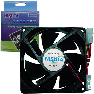 FAN 92mm MOLEX 25mm ESPESOR 3300RPM RULEMAN NISUTA FAN 92mm MOLEX 25mm ESPESOR 3300RPM RULEMAN NISUTA