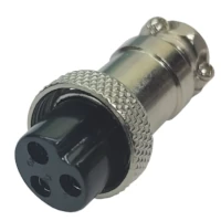 Ficha Conector Gx16 3 Pines Hembra Aviacion A Cable Ficha Conector Gx16 3 Pines Hembra Aviacion A Cable