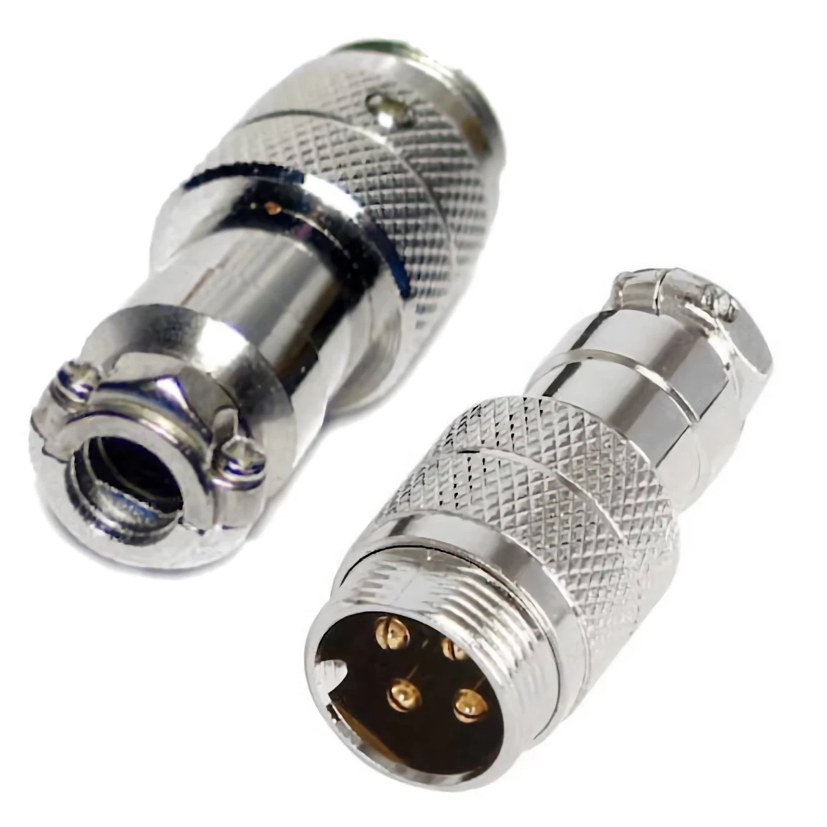Detalles accesorios de Ficha Conector Gx16 4 Pines Macho Aviacion A Cable
