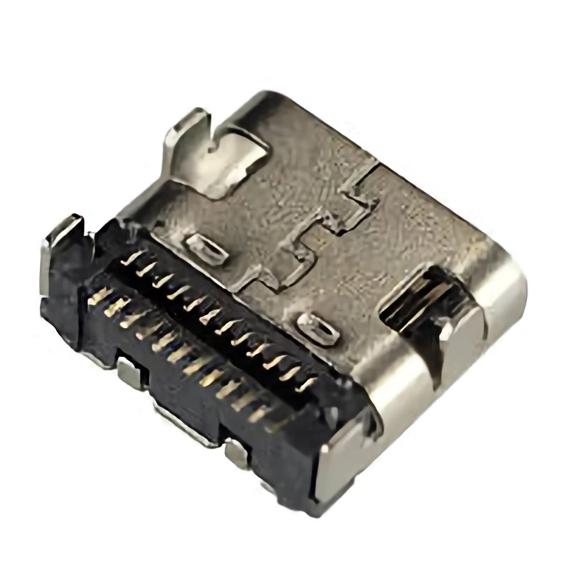 Detalles accesorios de Conector Ficha Usb C Hembra 24 Pines Usb-C-Ch24-2 (24 Pines Rectos)