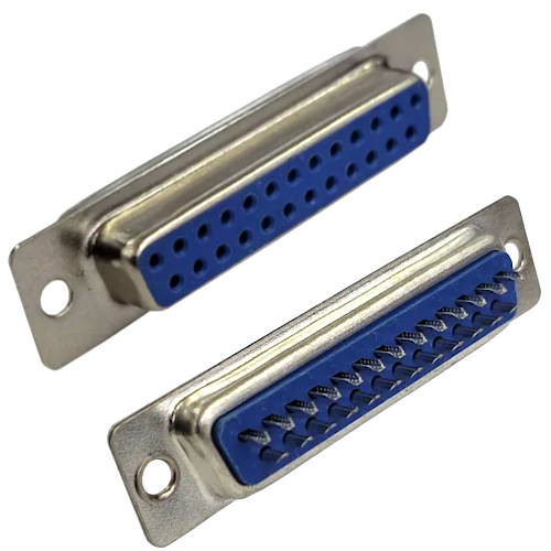 FICHA DB25 HEMBRA PARA SOLDAR AZUL