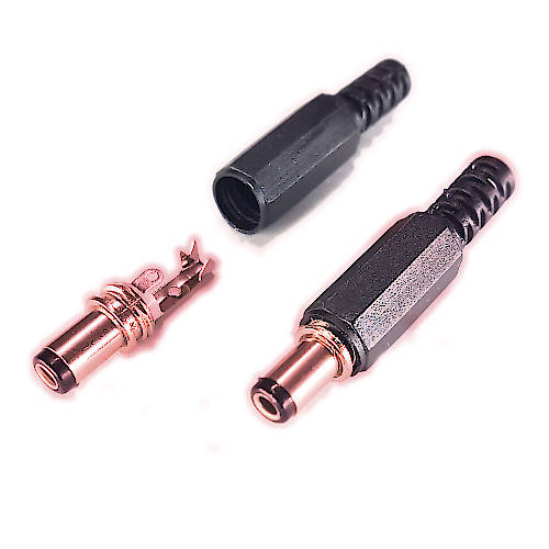 FICHA DC HUECO 5,5 x 2,5 x 9,5 mm PLUG MACHO FICHA DC HUECO 5,5 x 2,5 x 9,5 mm PLUG MACHO