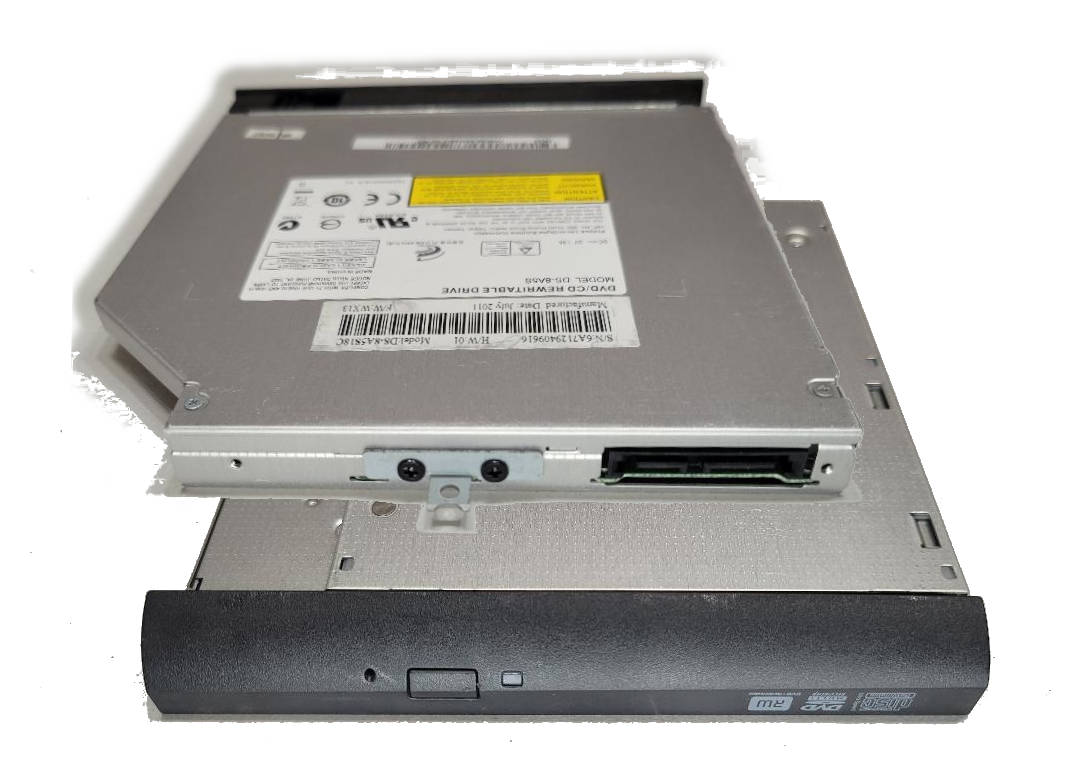 GRABADORA LECTORA DVD INTERNA 12,7mm SATA LITEON DS-8A5S c/ FRENTE