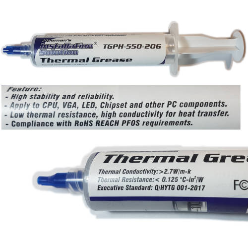 GRASA DISIPADORA TERMICA JERINGA 20g GRIS PIPEMAN