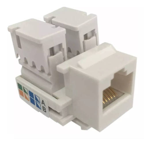  FICHA JACK RJ45 CAT 5e GLC 110 CE-4002 BLANCO