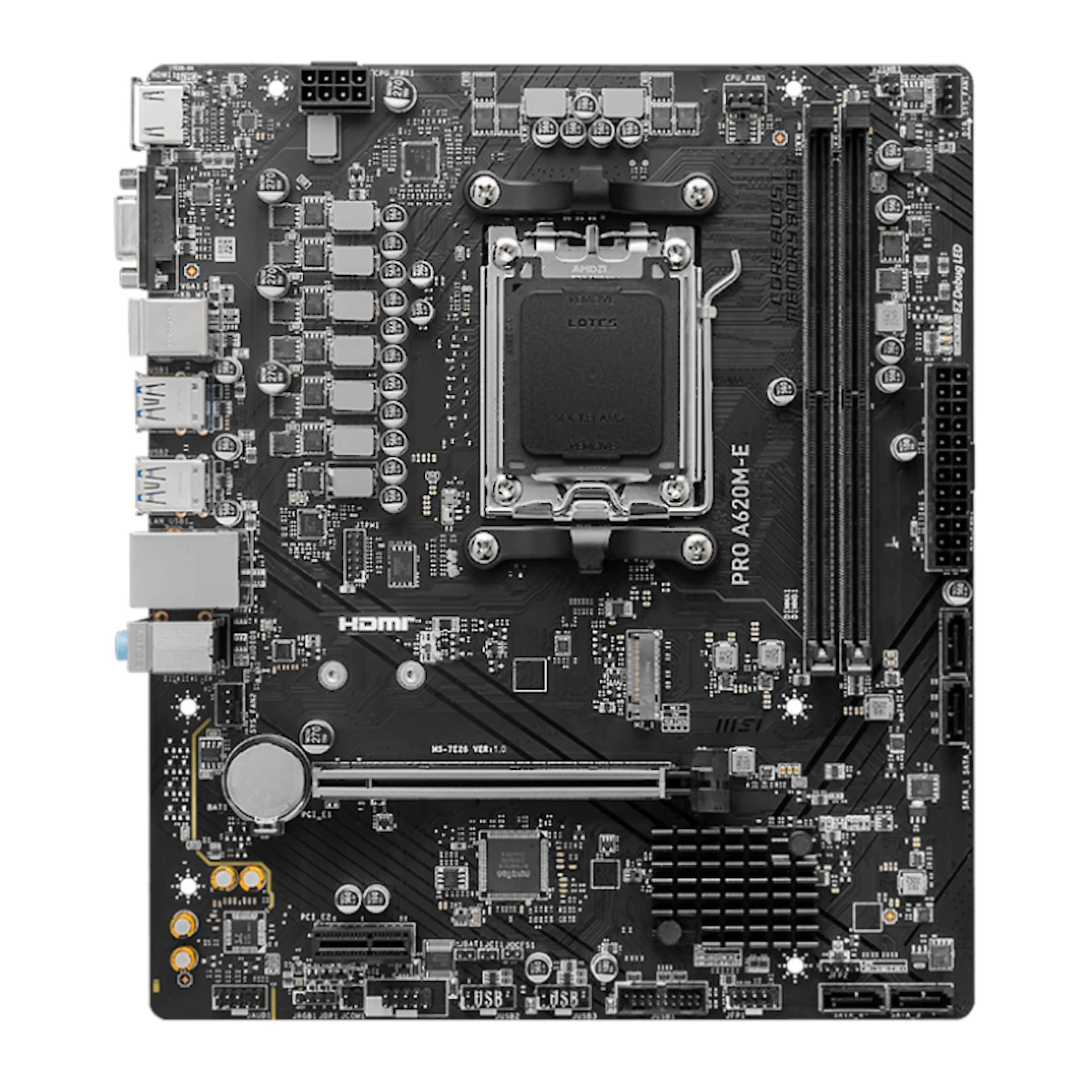 Miniatura 2 de Motherboards marca MSI modelo PRO A620M-E