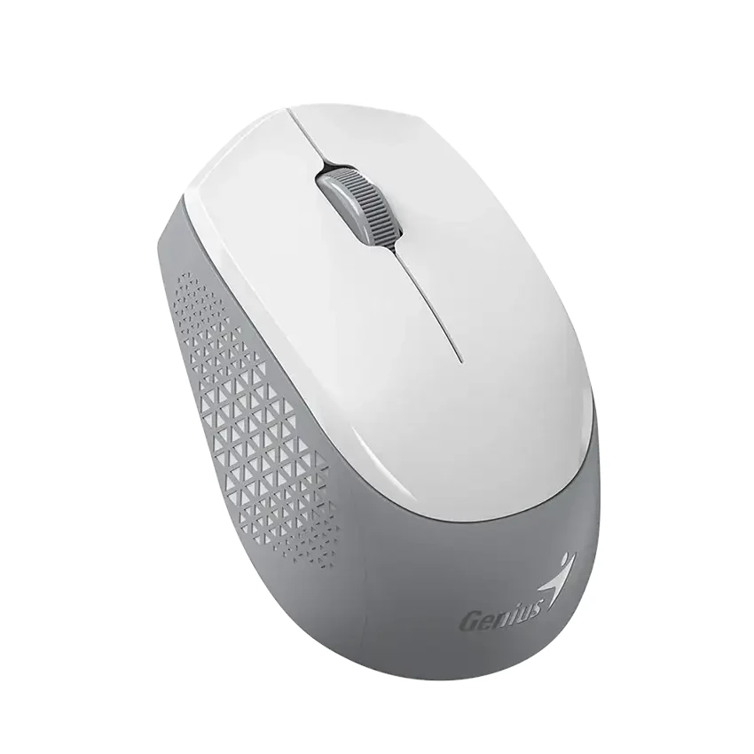 Detalles accesorios de Mouse Bluetooth Inalambrico Genius 2,4 Ghz + Bt 5.3 Blanco
