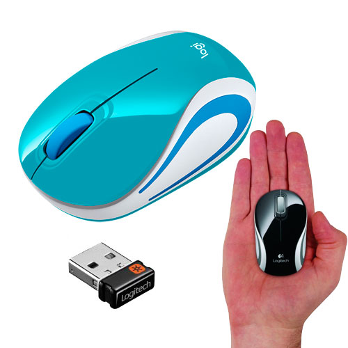 MOUSE INALAMBRICO LOGITECH M187 VERDE AZULADO MOUSE INALAMBRICO LOGITECH M187 VERDE AZULADO
