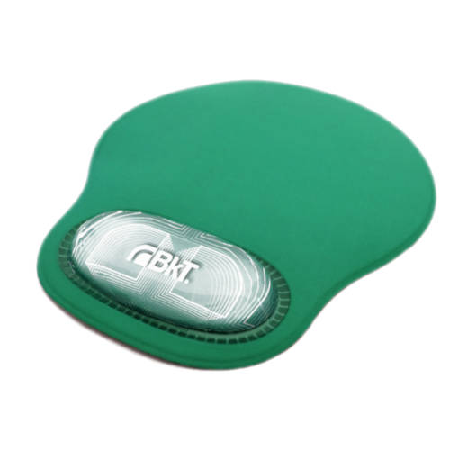 MOUSE PAD CON APOYAMU#ECAS 21 x 27 cm DE GEL BKT VERDE