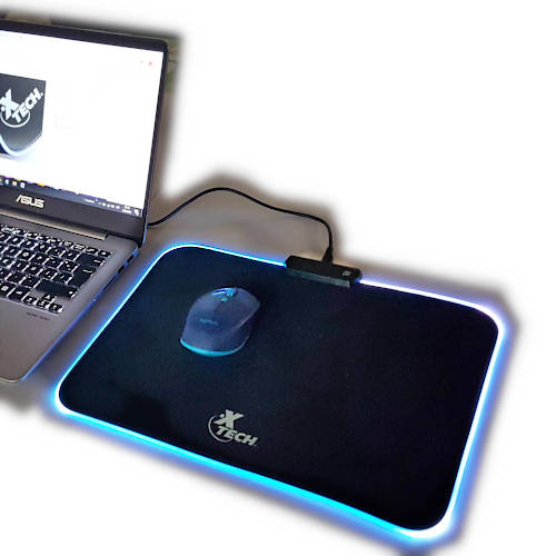 MOUSE PAD 26,4 x 35 x 0,3 cm XTECH XTA-200 MANTRA CON ILUMINACION LED