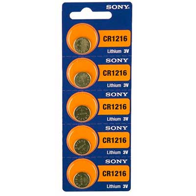 PILA CR1216 SONY LITIO 3V BLISTER x5 VENCIMIENTO 2027
