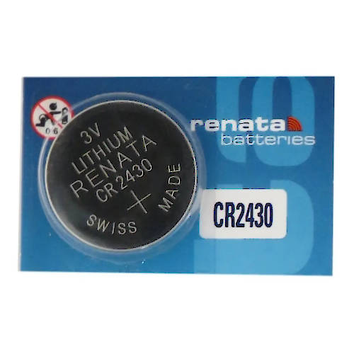 PILA CR2430 RENATA LITIO 3V BLISTER x1 VENCIMIENTO 09/2027