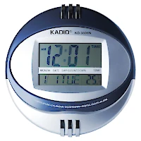 Reloj Pared Digital Hora Fecha Temperatura Redondo 27cm Reloj Pared Digital Hora Fecha Temperatura Redondo 27cm