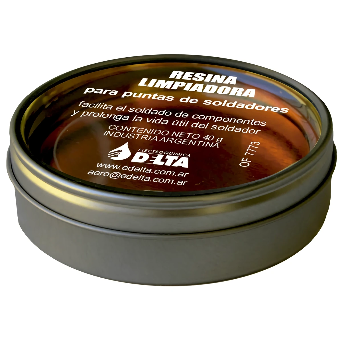 Resina De Limpieza De Soldadores Pote 40G Resina De Limpieza De Soldadores Pote 40G