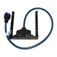 Placa Slot Delantero Bahia 3,5 Pulg Usb 3.0 Con 2 Salidas Placa Slot Delantero Bahia 3,5 Pulg Usb 3.0 Con 2 Salidas