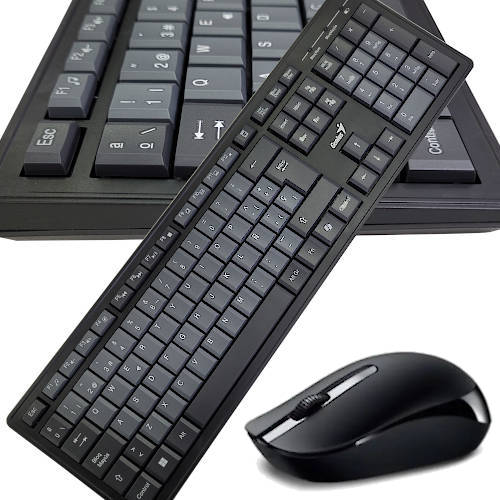 KIT TECLADO Y MOUSE GENIUS INALAMBRICO KM-8200 ESPANOL